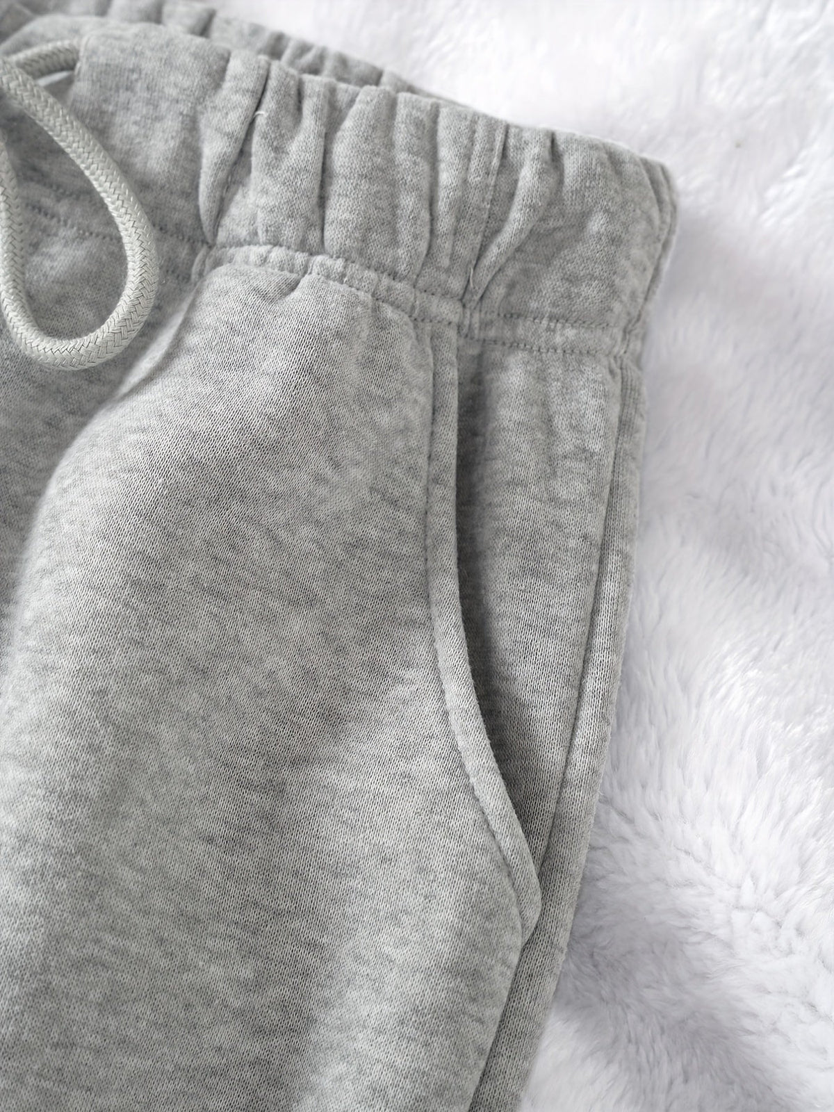 Women's coffee brown relaxed drawstring joggers